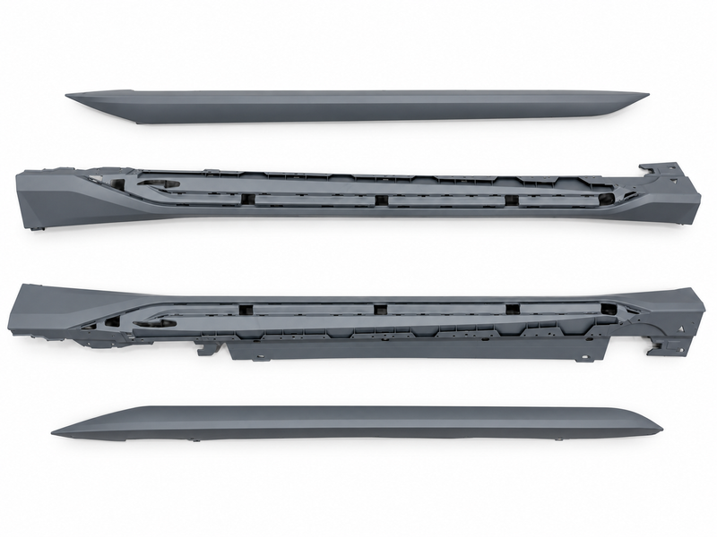 Пороги M-paket LONG для BMW X1 U12 2023+ (2 шт.) fui-895 фото