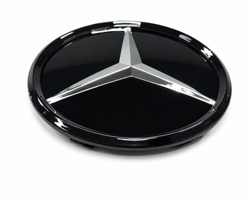 Еmblem Mercedes W213 D18.5 black and chrome