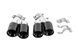 Rear diffuser with exhaust tips for BMW G30 in M-tech/M-sport style