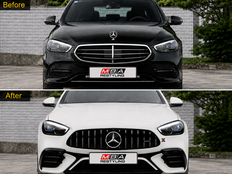 Body kit for Mercedes W206 in AMG C63 S E-Performance style