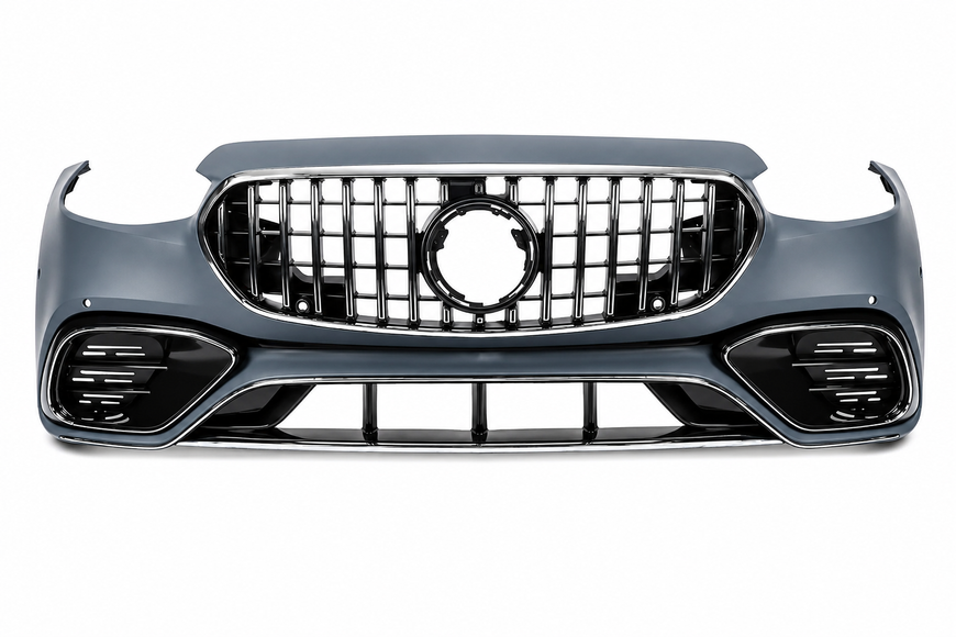 Обвес Mercedes-Benz W223 в стиле S63 AMG BLACK tg4-677 фото