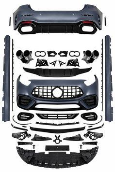 Обвес для Mercedes A-Class W177 (седан) в стиле A45 AMG t12-134 фото