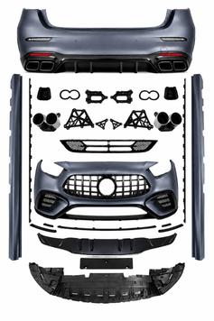Обвес для Mercedes W177 в стиле A45 AMG (hatchback) r12-134 фото