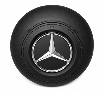 Подушка безпеки Mercedes-Benz AMG (Airbag) у чорній шкірі 4ci-3ci фото