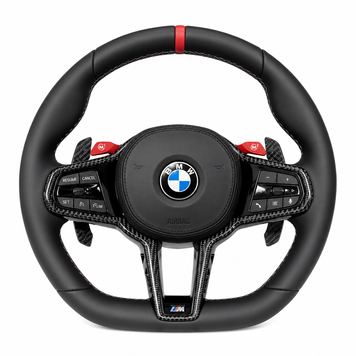 Руль BMW G-серии LCI с карбоном и кнопками M1/M2 (G20, G30, G05, G07, G80) 904-13a фото