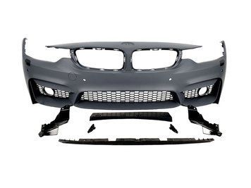 M4-look Front Bumper with Fog Light Cutouts BMW F32/F33