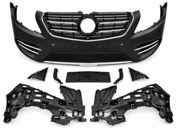 Обвіс у стилі AMG для Mercedes-Benz V-Class / Vito / Metris W447 2014&ndash;2023 MB-W447-AMG-FR-KIT фото