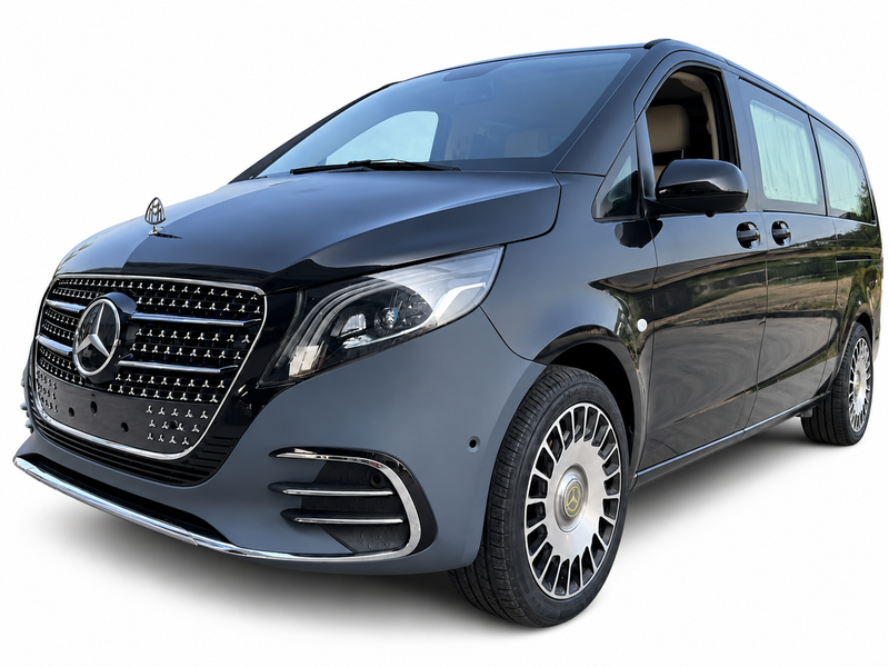 Передній бампер AMG Chrome 2024+ для Mercedes-Benz V-Class / Vito / Metris W447 MB-W447-AMGC24-FB фото