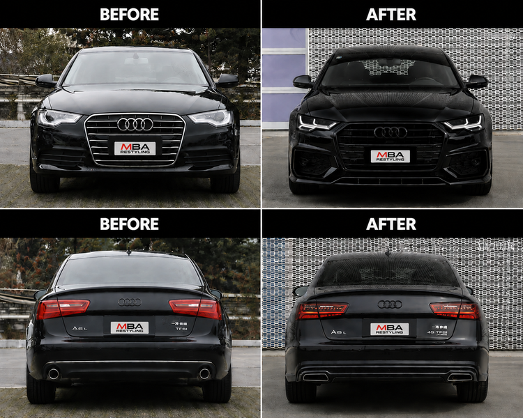 Обвіс Audi A6 C7 у стилі A6 C8 (2018+) 152-987 фото