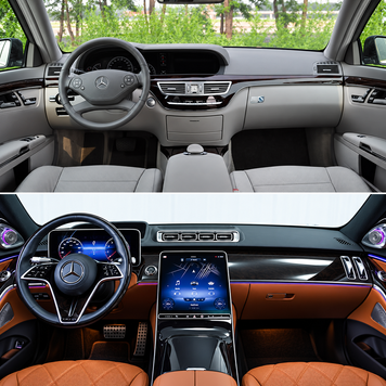 Mercedes S-Class 2005&ndash;2013 Dashboard Conversion Kit to 2021+ Style