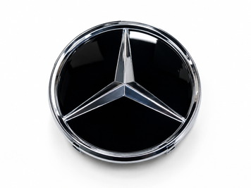 Mercedes W213 D18.5 chrome emblem
