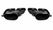 Насадки на выхлоп AMG GLS63 Black для Mercedes GL/GLS X166 2012&ndash;2019 lk8-f65 фото 2