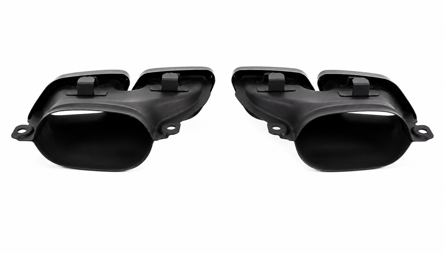 Насадки на выхлоп AMG GLS63 Black для Mercedes GL/GLS X166 2012&ndash;2019 lk8-f65 фото