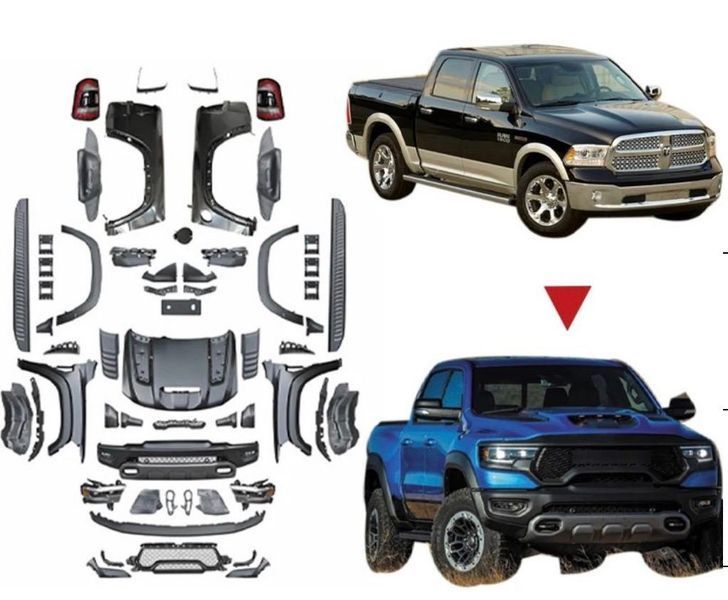 Обвіс для Dodge RAM 1500 2009-2018 в стилі Dodge RAM TRX 2022+ copy_04i-i53 фото
